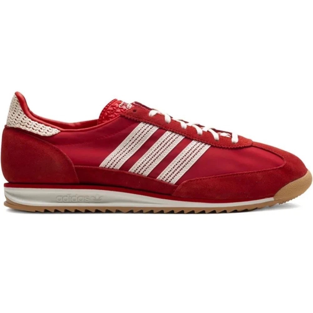 adidas SL 72 OG Womens Size 5.5 Scarlet Crochet Red Shoes JI2746 NEW‎